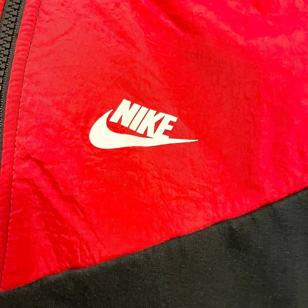 Nike Red and Black Boys Fleece Jacket